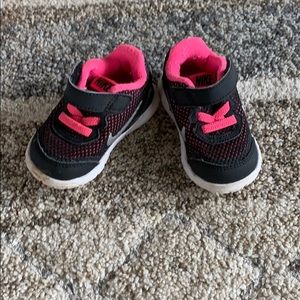 Black and pink baby Nike Shoes